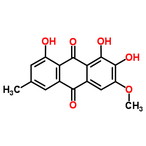 6-Methoxy-3-methyl-1,7,8-trihydroxy-anthraquinone Structure,7213-59-4Structure