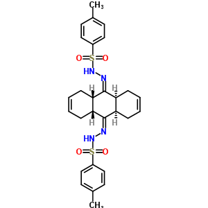 N-[[(4aS,8aR,9aR,10aS)-10-[(4-甲基苯基)磺酰基肼基]-1,4,4a,5,8,8a,9a,10a-八氢蒽-9-基]氨基]-4-甲基-苯磺酰胺结构式_72284-68-5结构式