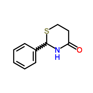 Tetrahydro-2-phenyl-4h-1,3-thiazin-4-one Structure,72286-34-1Structure