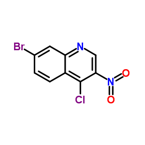 7-Bromo-4-chloro-3-nitroquinoline Structure,723280-98-6Structure