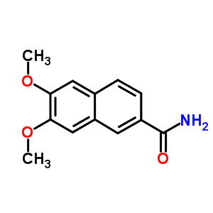 6,7-Dimethoxynaphthalene-2-carboxamide Structure,72337-27-0Structure