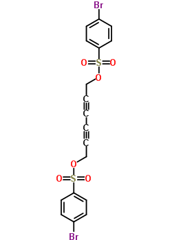 6-(4-Bromophenyl)sulfonyloxyhexa-2,4-diynyl 4-bromobenzenesulfonate Structure,7239-48-7Structure