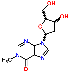 Inosine,2-deoxy-1-methyl- Structure,72398-31-3Structure