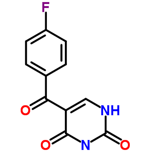 5-(4-Fluorobenzoyl)-1h-pyrimidine-2,4-dione Structure,724-03-8Structure