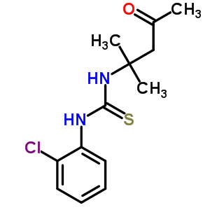 Thiourea,n-(2-chlorophenyl)-n-(1,1-dimethyl-3-oxobutyl)- Structure,7248-65-9Structure