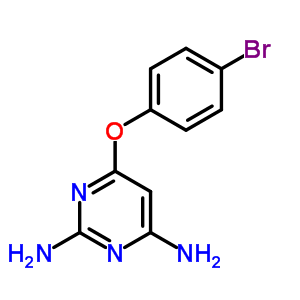 6-(4-Bromophenoxy)pyrimidine-2,4-diamine Structure,7249-74-3Structure