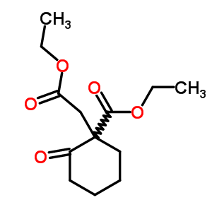 Ethyl 1-(ethoxycarbonylmethyl)-2-oxo-cyclohexane-1-carboxylate Structure,7251-30-1Structure