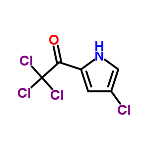 2,2,2-Trichloro-1-(4-chloro-1H-pyrrol-2-yl)ethanone Structure,72652-31-4Structure