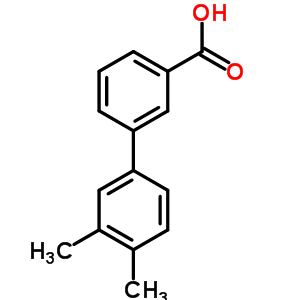 3,4-Dimethylbiphenyl-3-carboxylic acid Structure,728919-21-9Structure