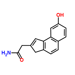 3H-benz[e]indene-2-acetamide,8-hydroxy- Structure,72908-01-1Structure