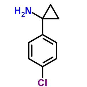 1-(4-氯苯基)-环丙胺结构式_72934-36-2结构式