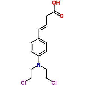 (E)-4-[4-[bis(2-chloroethyl)amino]phenyl]-3-butenoic acid Structure,73027-06-2Structure