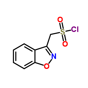 1,2-Benzisoxazole-3-methanesulfonoyl chloride Structure,73101-65-2Structure