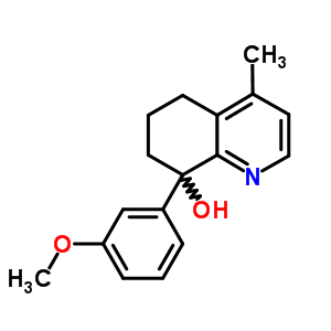 8-(3-Methoxyphenyl)-4-methyl-6,7-dihydro-5h-quinolin-8-ol Structure,73123-89-4Structure