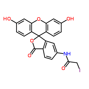 6-Iodoacetamidofluorescein Structure,73264-12-7Structure