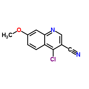 3-Cyano-4-chloro-7-methoxyquinoline Structure,73387-74-3Structure