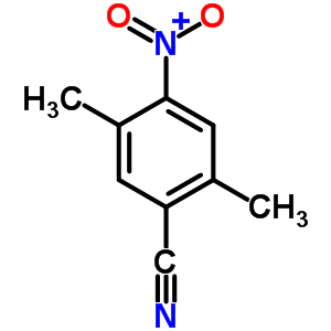 2,5-Dimethyl-4-nitrobenzonitrile Structure,73713-69-6Structure