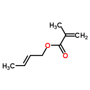 (2E)-2-buten-1-yl methacrylate Structure,7376-45-6Structure