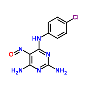 N4-(4-chlorophenyl)-5-nitroso-pyrimidine-2,4,6-triamine Structure,7399-26-0Structure