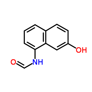 Formamide,n-(7-hydroxy-1-naphthalenyl)- Structure,7402-55-3Structure