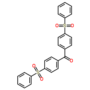 Bis[4-(benzenesulfonyl)phenyl]methanone Structure,7402-88-2Structure