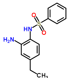 N-(2-amino-4-ethyl-phenyl)benzenesulfonamide Structure,7402-99-5Structure