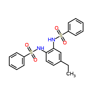 Benzenesulfonamide, n,n-(4-ethyl-o-phenylene)bis-(7ci,8ci) Structure,7403-00-1Structure