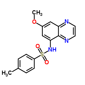 N-(7-methoxy-5-quinoxalinyl)-4-methylbenzenesulfonamide Structure,7403-18-1Structure