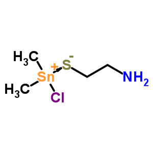 Ethanamine, 2-[(chlorodimethylstannyl)thio]- Structure,74058-33-6Structure