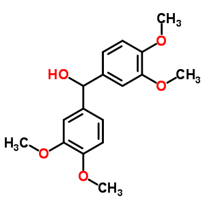 Benzenemethanol, a-(3,4-dimethoxyphenyl)-3,4-dimethoxy- Structure,74084-26-7Structure