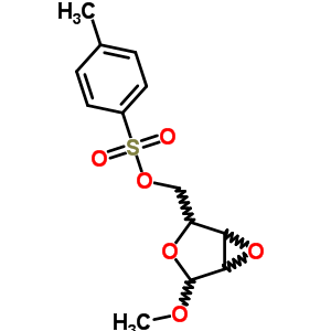 2-Methoxy-4-[(4-methylphenyl)sulfonyloxymethyl]-3,6-dioxabicyclo[3.1.0]hexane Structure,74128-49-7Structure