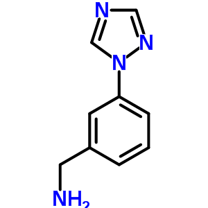 [3-(1H-1,2,4-triazol-1-yl)phenyl]methylamine Structure,741717-66-8Structure