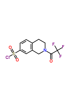 1,2,3,4-四氢-2-(三氟乙酰基)异喹啉-7-磺酰氯结构式_74291-57-9结构式