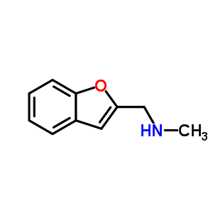 N-甲基-2-苯并呋喃甲胺结构式_74377-46-1结构式