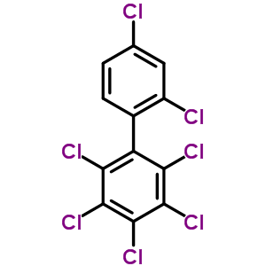 2,2,3,4,4,5,6-Heptachlorobiphenyl Structure,74472-47-2Structure