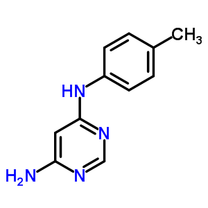 N-(4-methylphenyl)pyrimidine-4,6-diamine Structure,7460-36-8Structure