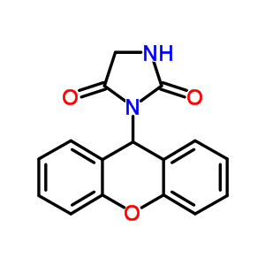 3-(9H-xanthen-9-yl)imidazolidine-2,4-dione Structure,7467-18-7Structure