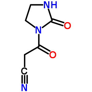 3-Oxo-3-(2-oxoimidazolidin-1-yl)propanenitrile Structure,7468-63-5Structure