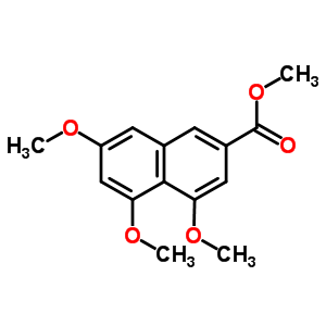 4,5,7-Trimethoxy-2-naphthalenecarboxylic acid methyl ester Structure,74694-98-7Structure