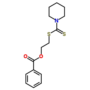 2-(Piperidine-1-carbothioylsulfanyl)ethyl benzoate Structure,7473-01-0Structure