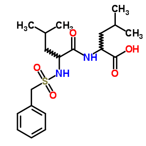 2-[[2-(Benzylsulfonylamino)-4-methyl-pentanoyl]amino]-4-methyl-pentanoic acid Structure,7474-68-2Structure