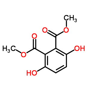 Dimethyl 3,6-dihydroxybenzene-1,2-dicarboxylate Structure,7474-92-2Structure