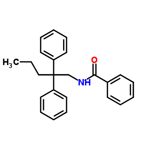 N-(2,2-diphenylpentyl)benzamide Structure,7475-84-5Structure