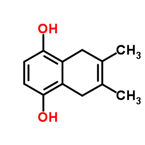 6,7-Dimethyl-5,8-dihydronaphthalene-1,4-diol Structure,7475-96-9Structure