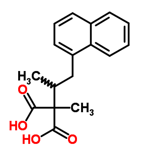 Butanoic acid,3-methyl-4-(1-naphthalenyl)- Structure,7476-07-5Structure