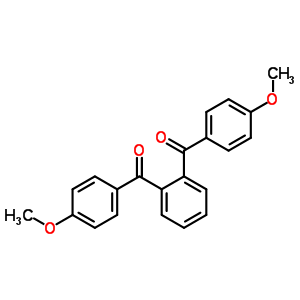 Methanone,1,1-(1,2-phenylene)bis[1-(4-methoxyphenyl)- Structure,7477-28-3Structure