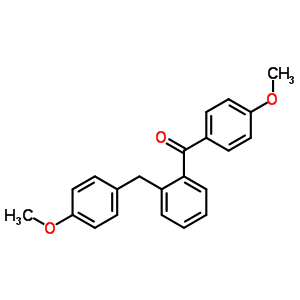 Benzophenone, 4-methoxy-2-(p-methoxybenzyl)-(8ci) Structure,7477-31-8Structure