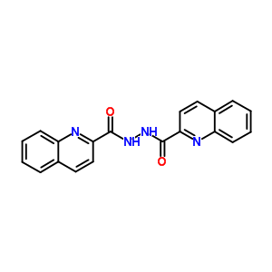 N-(quinoline-2-carbonyl)quinoline-2-carbohydrazide Structure,7477-47-6Structure