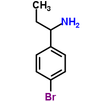 1-(4-Bromophenyl)propan-1-amine Structure,74877-09-1Structure