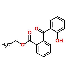 Benzoic acid,2-(2-hydroxybenzoyl)-, ethyl ester Structure,7494-43-1Structure